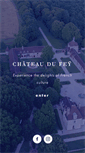 Mobile Screenshot of chateaudufey.com